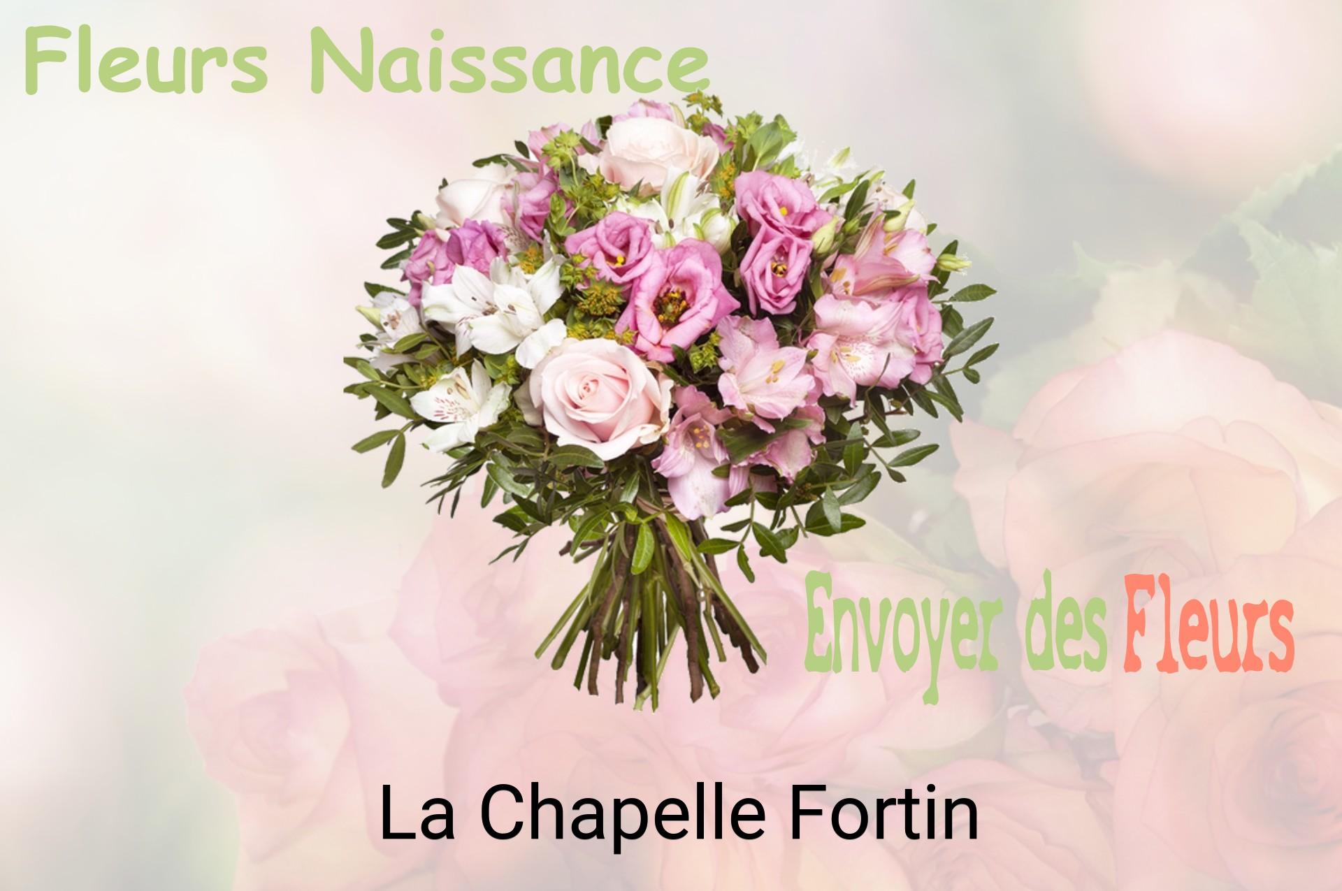 Bouquet de fleurs de naissance livré à La Chapelle-Fortin